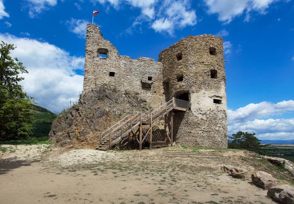 Ruin Castle Reviste River Hron Slovakia — Stock Photo, Image