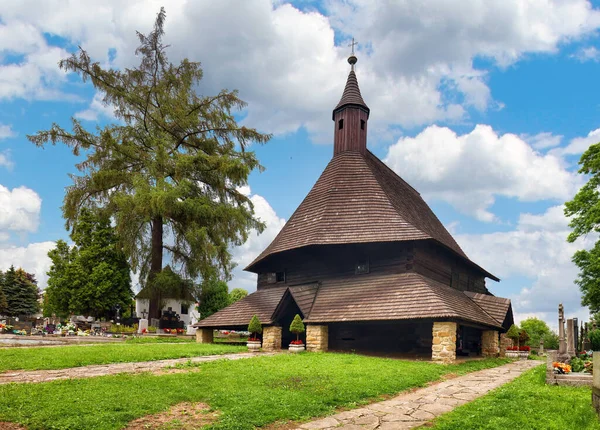 Dřevěný Kostel Tvrdosin Slovensku Orava — Stock fotografie