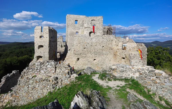 Ruin Slottet Hrusov Slovakien — Stockfoto