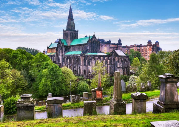 Glasgow Cathedral Scottish Gaelic Cathair Eaglais Ghlaschu Also Called High — 图库照片