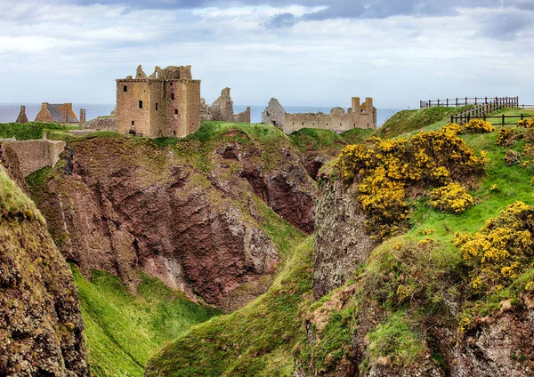 Dunnottar Castle Aberdeenshire Medievale Rovina Stonehaven Nel Nord Est Della — Foto Stock