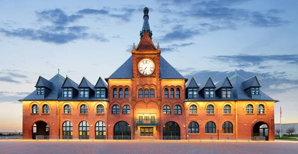 Central New Jersey Terminal Kolejowy Budynek Liberty State Park — Zdjęcie stockowe