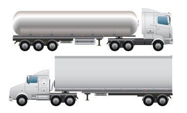Kargo ve tanker kamyon