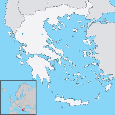 Yunanistan Haritası
