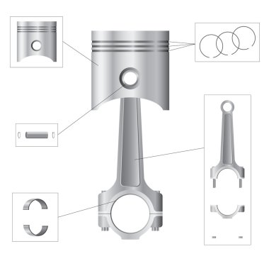 piston ve marjbiyel parçaları