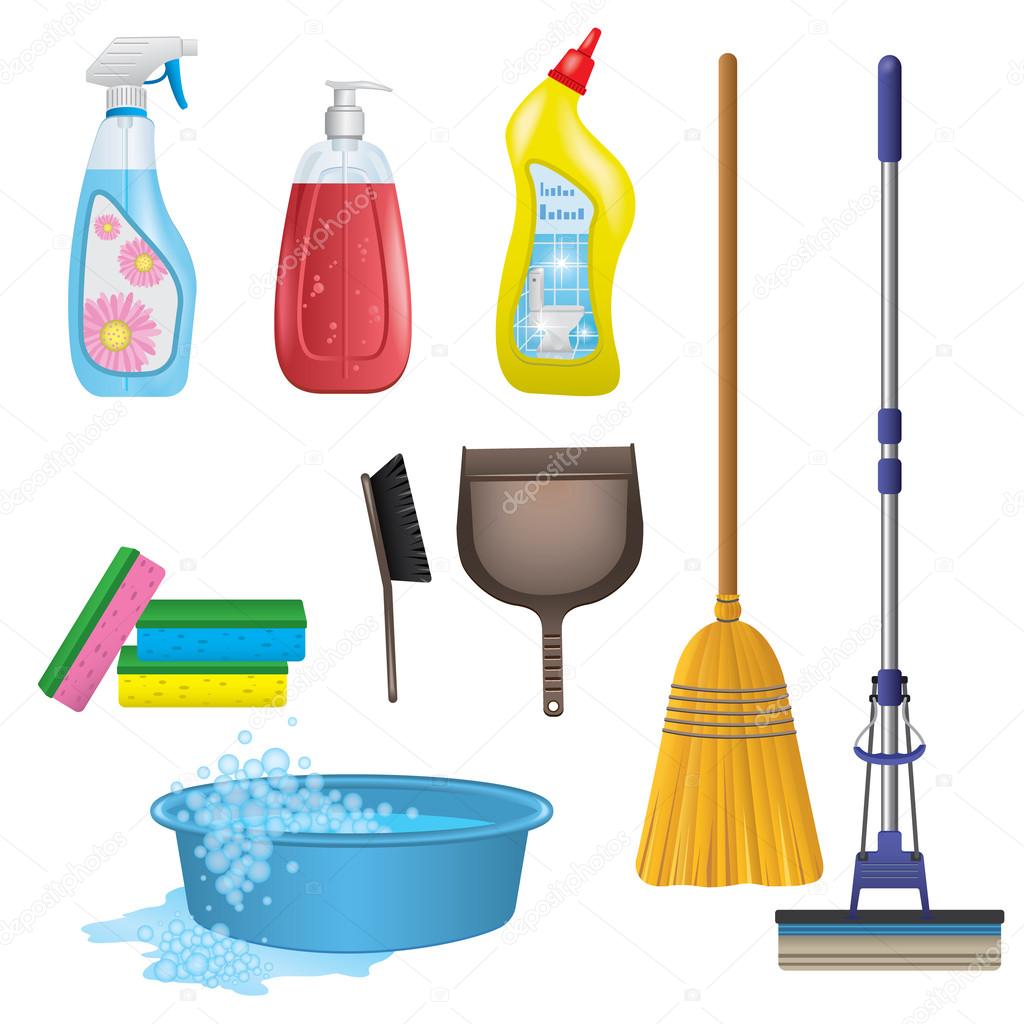 Cleaning Icons Set