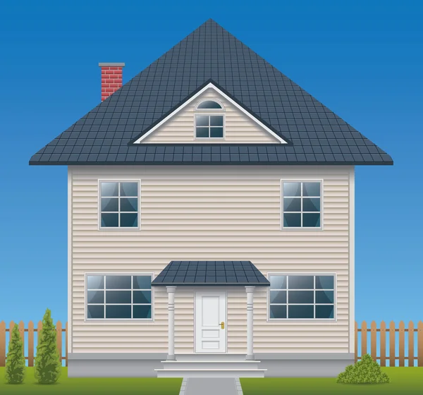 Casa Exterior — Vector de stock