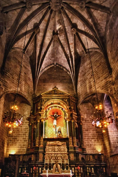 Katedra kościół Barcelona — Zdjęcie stockowe