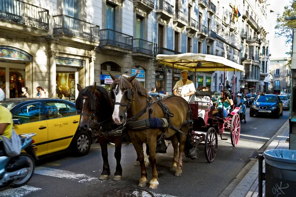 La Rambla de Barcelona — Fotografia de Stock