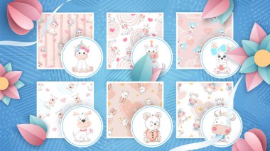 Kusursuz desen çiz - sevimli hayvan