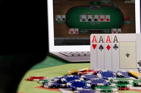 Gioco di poker — Foto Stock