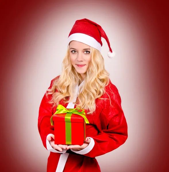 Santa Claus mujer —  Fotos de Stock