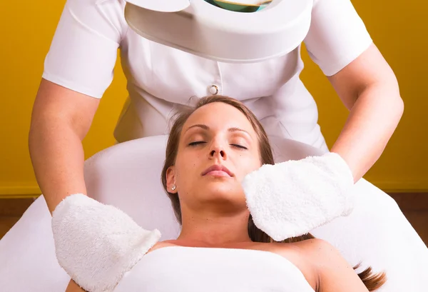 Face cleaning — Stock Photo, Image