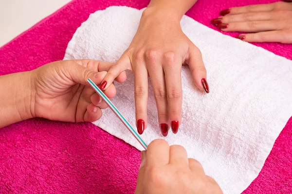 At the beautician — Stock Photo, Image