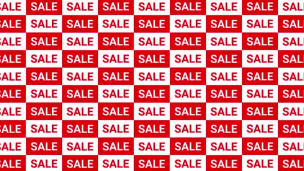 Sale Black Friday Advertising Animation Text Banner Seasonal Holiday Sales — Stock Video