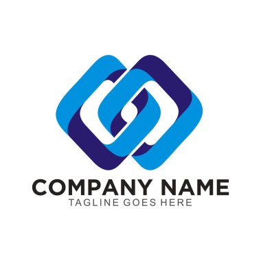 Şirket için soyut logo tasarımı