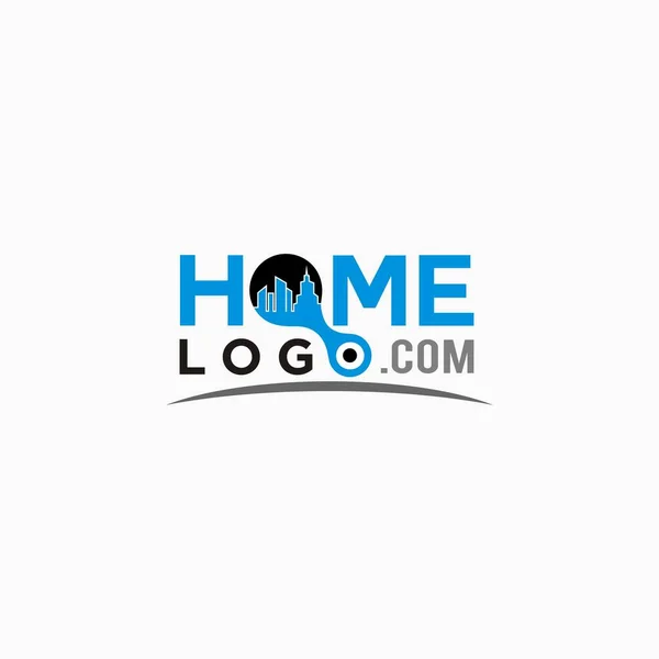 Real Estate Logo Design Vector Business Company — Vetor de Stock