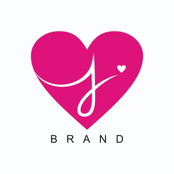 Letter Love Logo Design Concept —  Vetores de Stock