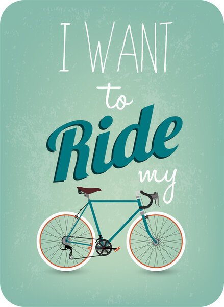 Retro Illustration Bicycle