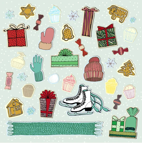 Kerstmis decoratie en winter dingen — Stockfoto