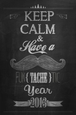 Vintage sene kaligrafi ve tipografik arka plan tebeşir word art blackboard ile