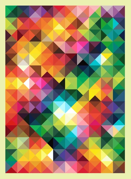 Colorful Triangles Modern Abstract Mosaic Design Pattern — Stock Photo, Image