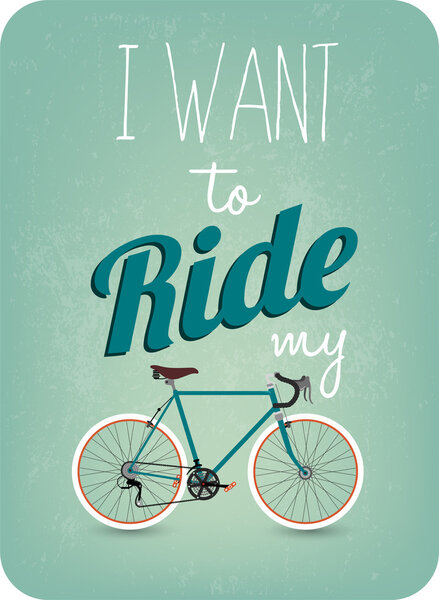 Retro Illustration Bicycle