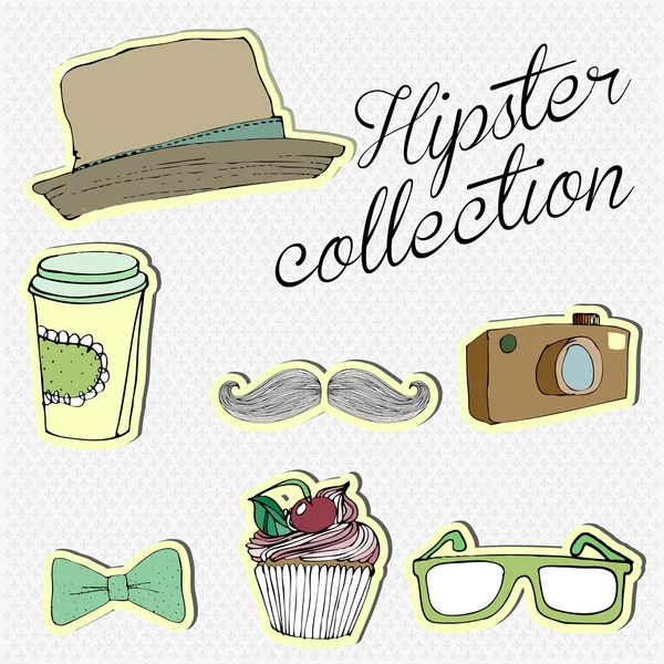 Hipster Set — Stockvector