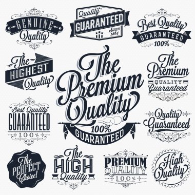 Vintage Premium Quality Stickers