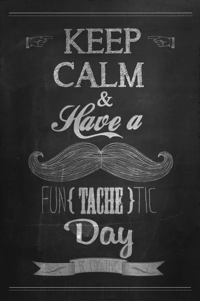 Have a Fun (tache) tic Day Typographical Background — Stock Vector
