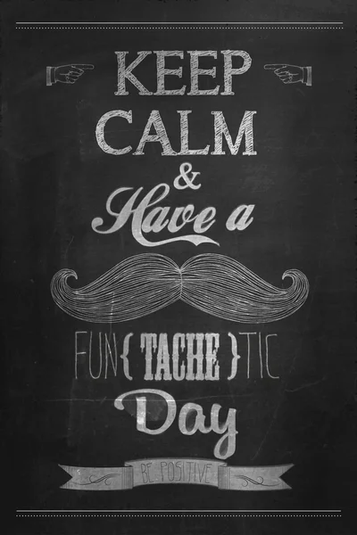 Amusez-vous bien (tache) tic Day Contexte typographique — Image vectorielle