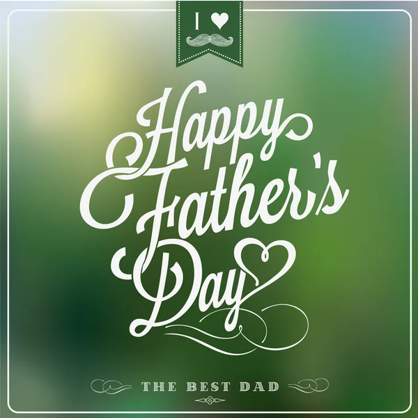 Happy Father's Day Background — Stock Vector