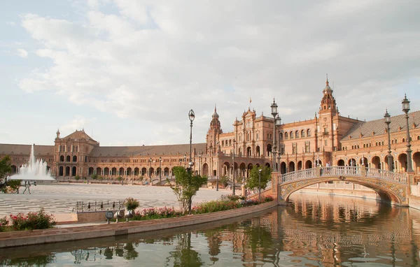 Španělsko náměstí, Sevilla — Stock fotografie