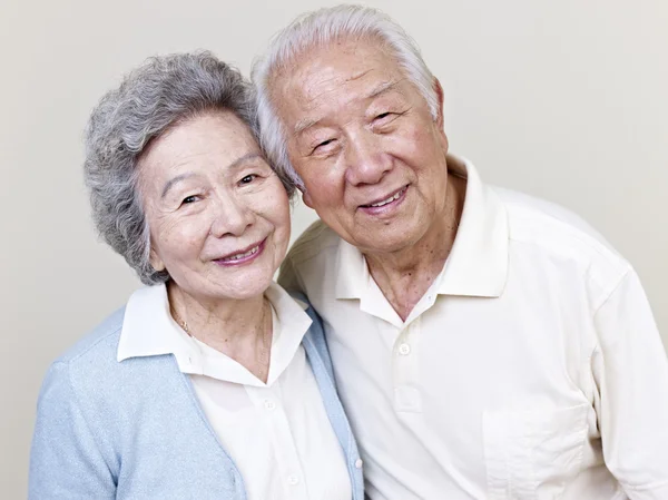 Старший азіатська пара — стокове фото