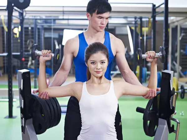 Body building exercise — Stock Photo, Image