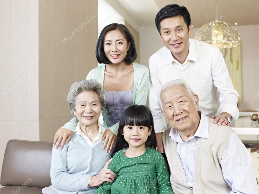 Three-generation family