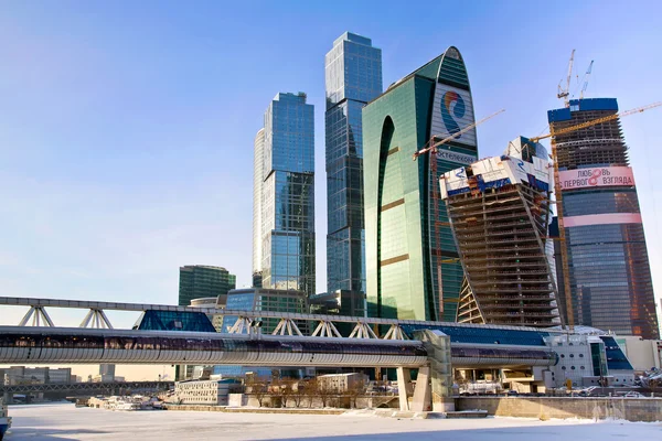 Бизнес-центр Москва — стоковое фото