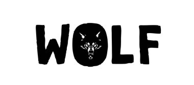 Kurt kelimesi ve kurt çizimi.