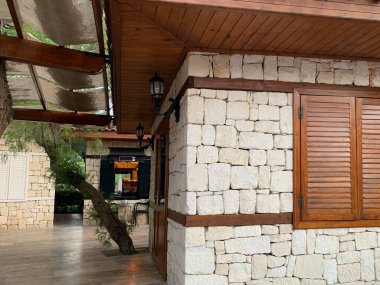 Beautiful interior and decor of a small cafe