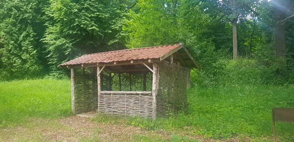 Ein Picknickhaus Der Ukraine — Stockfoto