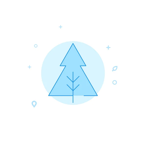 Треугольная Икона Вектора Елки Символ Дерева Плоская Иллюстрация Заполненный Стиль — стоковый вектор