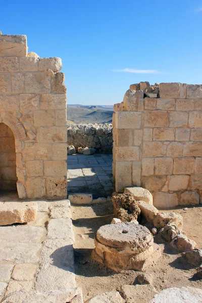 Ruinerna av gamla staden avdat i israel — Stockfoto