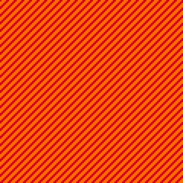 秋天的软垫 天衣无缝 矢量红色和橙色条纹纺织品纹理背景 温暖的面料对角线细条纹印花 用于时尚 印刷品设计 装饰的秋季肋格子质感 — 图库矢量图片
