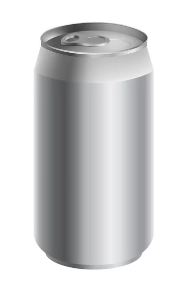 Aluminium can — Stock Vector