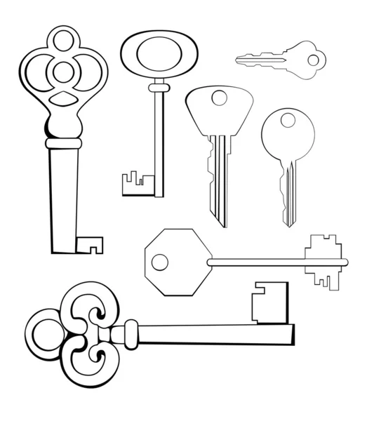 Claves — Archivo Imágenes Vectoriales