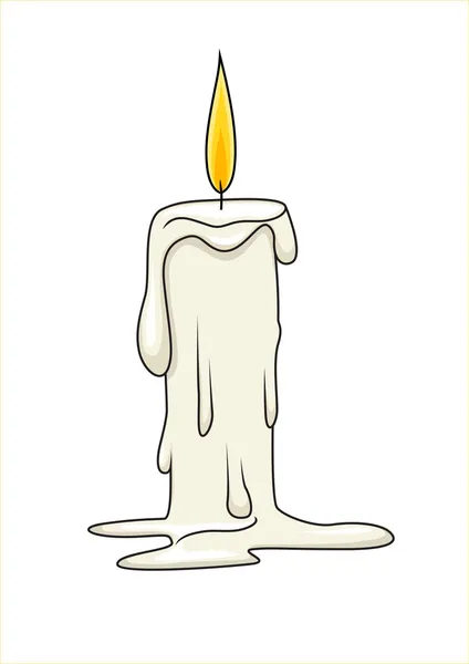 Candle — Stock Vector