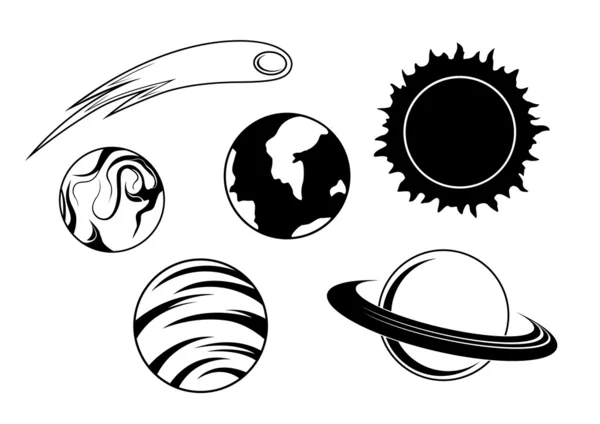 Planets — Stock Vector