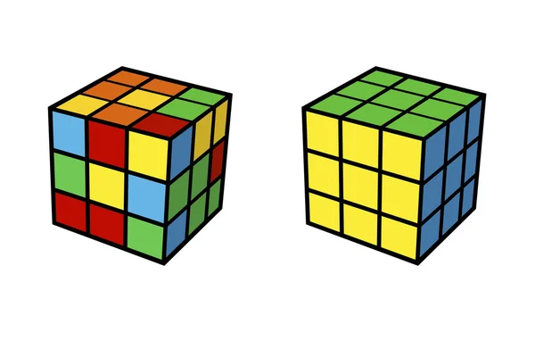 Cube rubik images vectorielles, Cube rubik vecteurs libres de