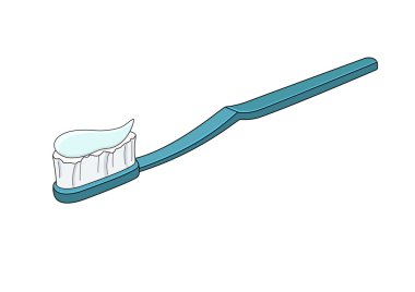 mavi diş fırçası