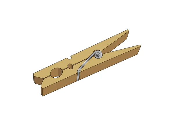 Clothes-peg — Stockový vektor